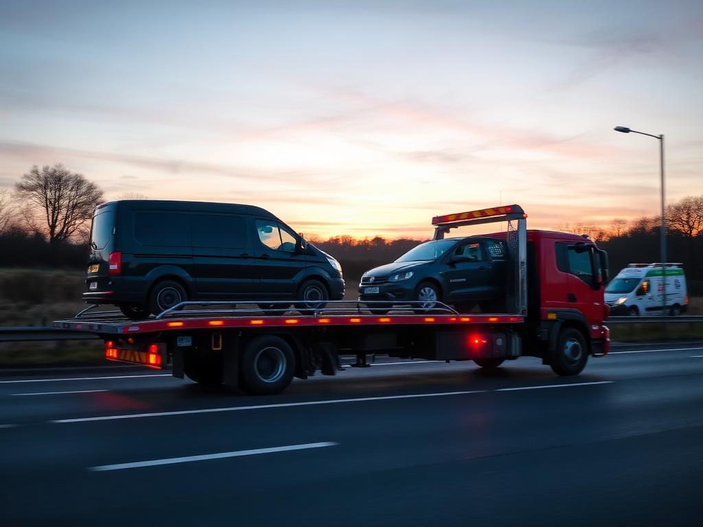 Van delivery — Hereford to nationwide drop-off.